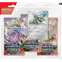 Pokémon TCG - Scarlet & Violet Temporal Forces 3-pack Blister - Cyclizar