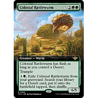 Colossal Rattlewurm (Foil) (Extended Art)