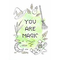 Gratulationskort -  You are magic