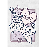 Gratulationskort -  Best Nerd Dad