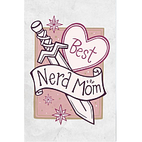 Gratulationskort -  Best Nerd Mom