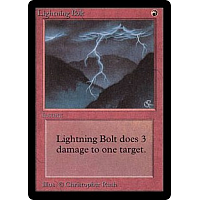 Lightning Bolt (Mycket Spelad) (Signed i guld)