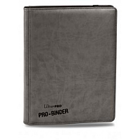 Premium Pro-Binder - 9-Pocket Portfolio - Grey