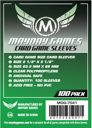 Mayday Games Card Sleeves - Card Game Sized_boxshot