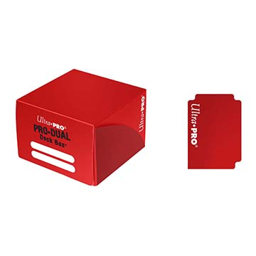 PRO Dual Standard Red Deck Box (180 cards)_boxshot
