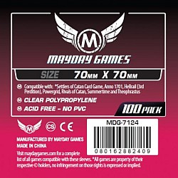 Mayday Games Card Sleeves - Small Square 70 x 70_boxshot
