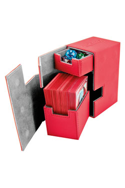 Ultimate Guard Flip´n´Tray Deck Case 80+ Standard Size XenoSkin Red_boxshot