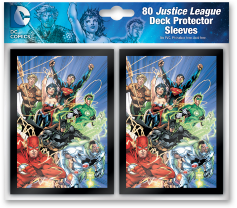 DC Comics - Justice League Deck Protector Sleeves (80 sleeves)_boxshot