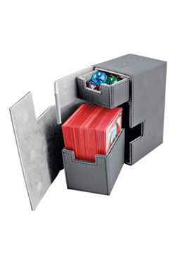 Ultimate Guard Flip´n´Tray Deck Case 80+ Standard Size XenoSkin Grey_boxshot