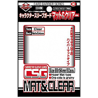 KMC Standard Sleeves - Character Guard Clear Mat & Clear