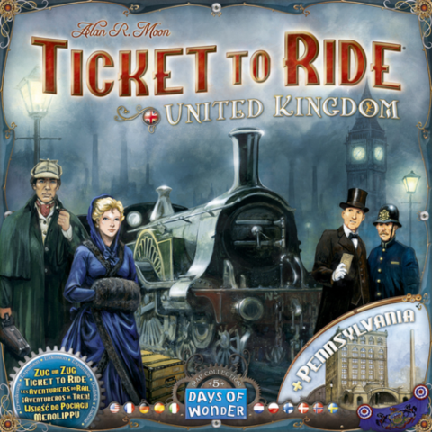 Ticket to Ride Map Collection: Volume 5 - United Kingdom & Pennsylvania _boxshot