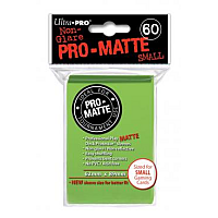 60ct Pro-Matte Lime Green Small Deck Protectors