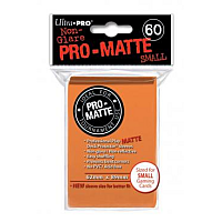 60ct Pro-Matte Orange Small Deck Protectors
