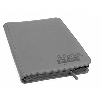 Ultimate Guard 8-Pocket ZipFolio Side-Loading XenoSkin Grey