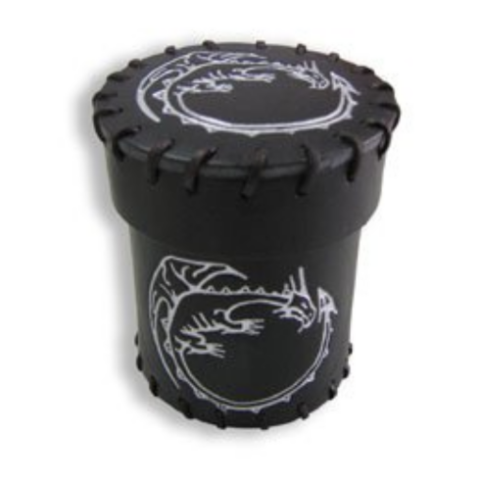 Q-Workshop Leather Dice Cup (Black Dragons)_boxshot
