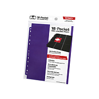 Ultimate Guard 18-Pocket Pages Side-Loading Purple (10)