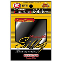 KMC Standard Sleeves - Silky Matte Black (50 Sleeves)