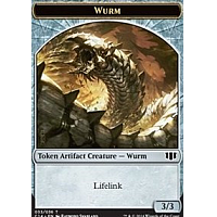 Wurm Token - Lifelink (Goat on back)
