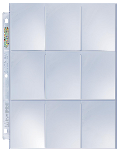 9-Pocket Platinum Page for Standard Size Cards (11-Holes) (1 st) [Pärmsida Pärmsidor]_boxshot