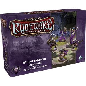 Runewars Miniatures Game: Waiqar Infantry Command Upgrade_boxshot