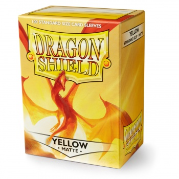 Dragon Shield - Matte Yellow (100)_boxshot
