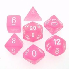Frosted Pink/White - 7 die set_boxshot