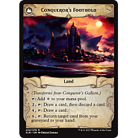 Conqueror's Foothold  (Flip side of the multi-part card Conqueror's Galleon)