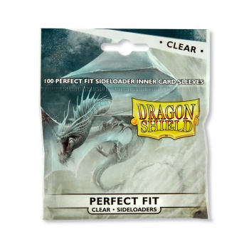 Dragon Shield Standard Perfect Fit Sideloading Sleeves - Clear (100 Sleevees)_boxshot