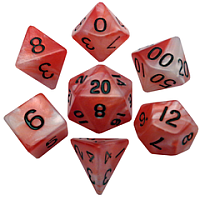 Acrylic Dice: Combo Attack Polyhedral Set