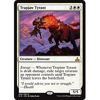 Trapjaw Tyrant (Foil) (Rivals of Ixalan Prerelease)