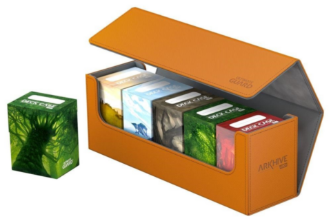 Ultimate Guard Arkhive Flip Case 400+ Standard Size XenoSkin - Orange_boxshot