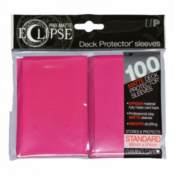 PRO-Matte Eclipse - Hot Pink (100 Sleeves)_boxshot