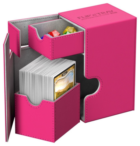 Ultimate Guard Flip´n´Tray Deck Case 80+ Standard Size XenoSkin Pink_boxshot