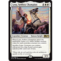 Lena, Selfless Champion (Foil) (Core Set 2019 Prerelease)