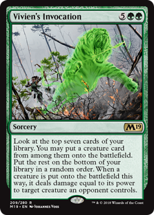 Vivien's Invocation (Foil) (Core Set 2019 Prerelease)_boxshot