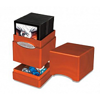 Satin Tower Deck Box: Hi-Gloss Pumpkin