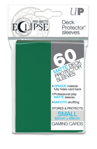 PRO-Matte Eclipse Forest Green Small Deck Protector sleeve 60ct_boxshot