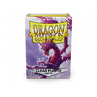 Dragon Shield - Matte Clear Purple (100 Sleeves)