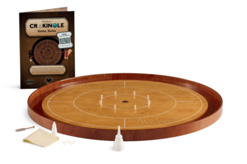 Crokinole TOURNAMENT – Steamed Beech with Cherry ditch_boxshot