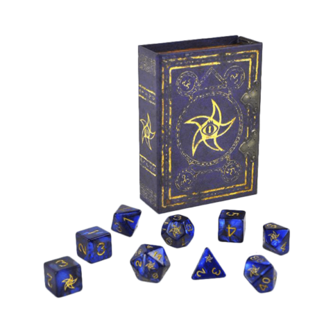 Elder Dice Roleplaying Set: Blue Astral Star_boxshot