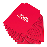 Ultimate Guard Card Dividers Standard Size Red (10)