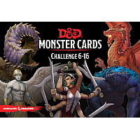 Dungeons & Dragons – Monster Cards: Challenge 6-16 (74 cards)