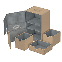 Ultimate Guard Twin Flip´n´Tray Deck Case 160+ Standard Size XenoSkin Sand