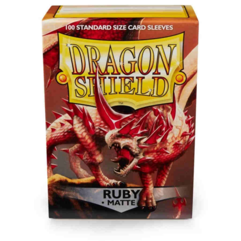 Dragon Shield - Matte Ruby (100)_boxshot