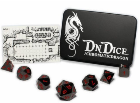 DnDice Solid Zink: Red Chromatic Dragon_boxshot
