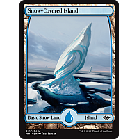Snow-Covered Island (Full art) (Foil)
