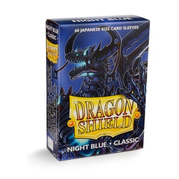 Dragon Shield Japanese Size Sleeves - Classic Night blue (60 Sleeves)_boxshot