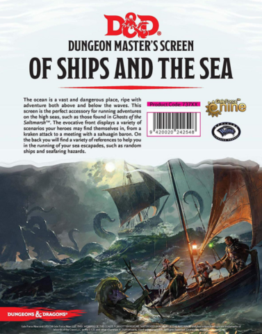 D&D: Dungeon Master's Screen - Of Ships & The Sea_boxshot