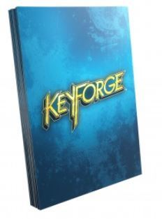 Keyforge: Logo Sleeves Blue_boxshot