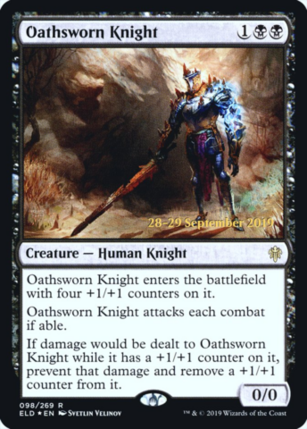 Oathsworn Knight (Foil) (Throne of Eldraine Prerelease)_boxshot
